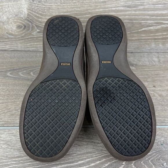 Worx by Red Wing Shoes 5115 Women’s Sz 7.5M Brown Leather Aluminum Toe Shoes - Picture 7 of 10